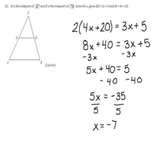 What error did the student make in their work?  a) there is a calculation error (added, subtra