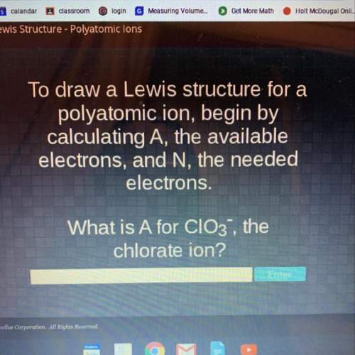 Ineed to turn this what is a for cio3-, the chlorate ion?