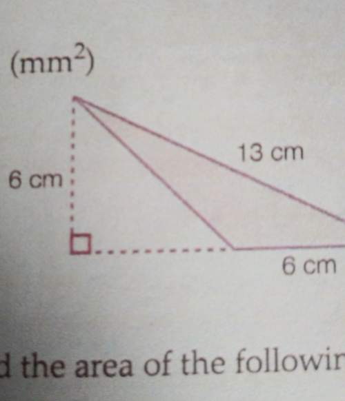 Find the area of the figure in the units indicated by the brackets