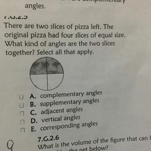 There are two slices of pizza left. the original pizza had four slices of equal size. what kind of a