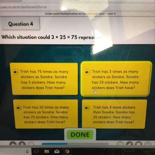 Which situation could 3x25 equal 75 represent