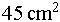 What is the area of the parallelogram shown?