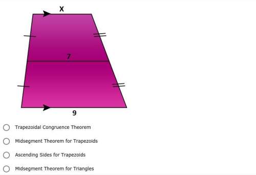 Which theorem would show that x = 5 in the diagram?