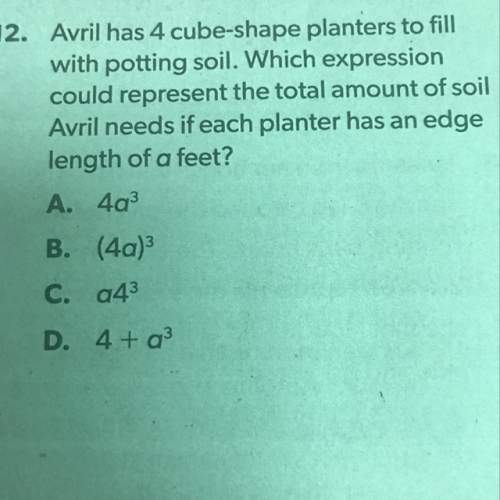 Me figure out the answer to this 6th grade math problem ! it's on algebraic expressions.