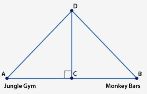 triangle adb, point c lies on segment ab and forms segment cd, angle acd measures 90 deg