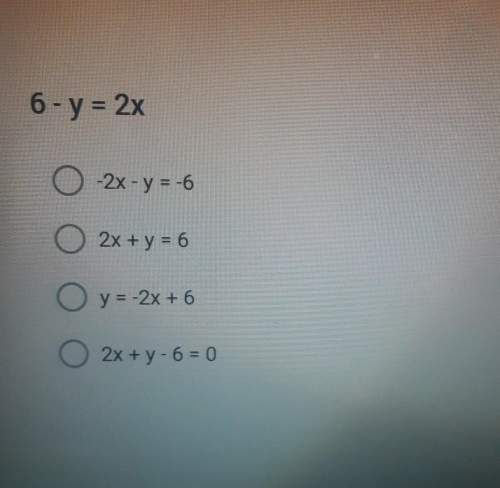 Tell me the standard form for this equation.