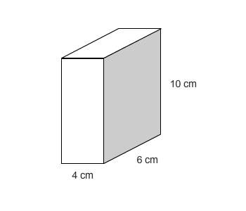 This prism has a volume of 240 cm3. what would the volume of the prism be if each dimension was halv