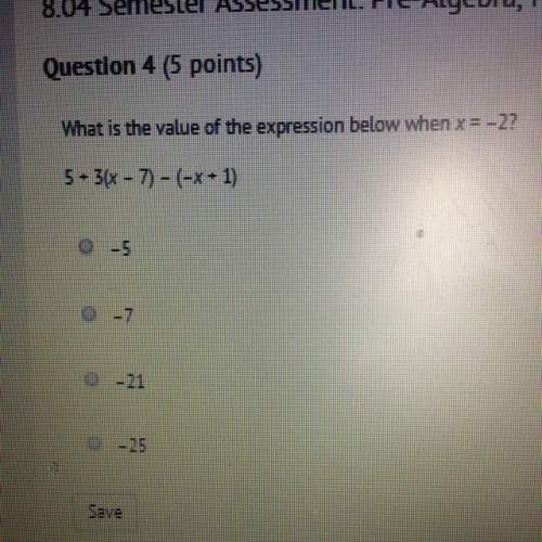 What is the value of expression math