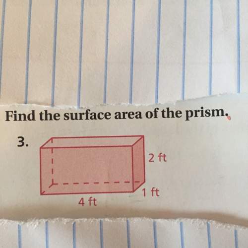 Finding the surface area of a prism?