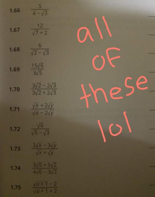 Rationalize the denominators and simplify. this is hard lol