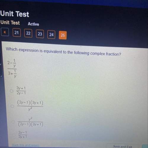 Which expression is equivalent to the following complex fraction?