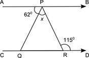 Need hurry will give brainliest in the figure shown, line ab is parallel to line cd.