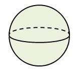 If the sphere shown has a radius of 8 m, then what is the approximate volume of the sphere? use 3.1