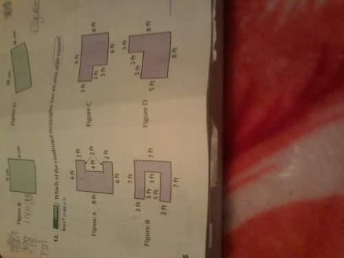 Which of the combined rectangles has an area of 40 square feet?