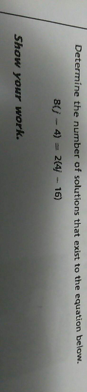 Determine the number of solutions that exist to the equation?