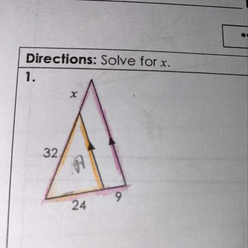 Solve for x a: b , cross multiplying, you!