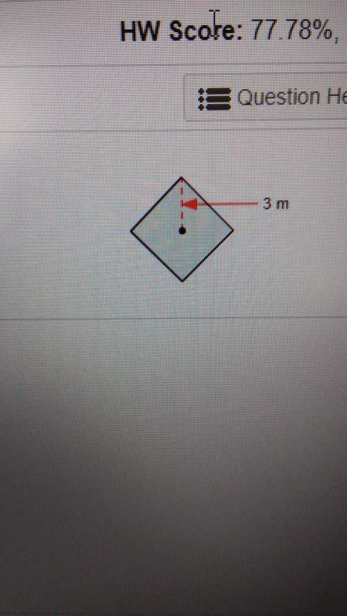 What is the area of the regular polygon?