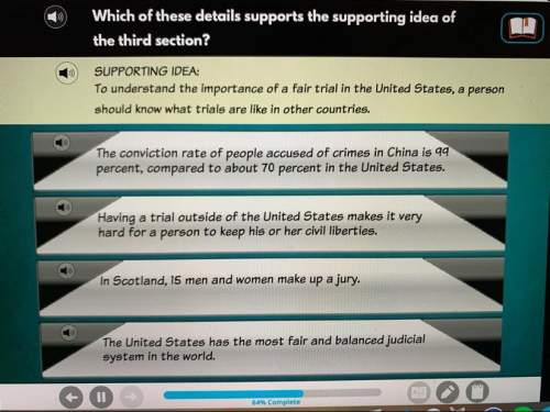 Me !  which of these details supports the supporting idea of the third section?