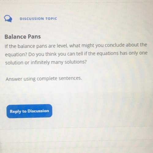 If the balance pans are level, what might you conclude about the equation? do you think you c