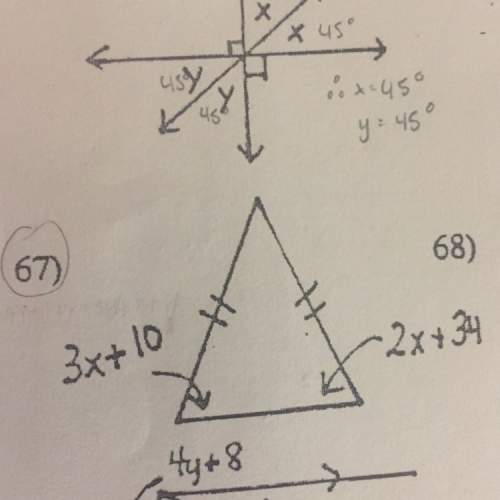 Solve for each unknown variable, #67