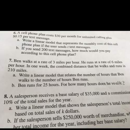 Question 7. i need in the answers for a.) and b.)
