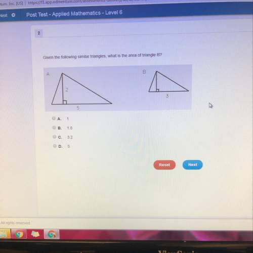 Given the following similar triangles,what is the area of triangle b