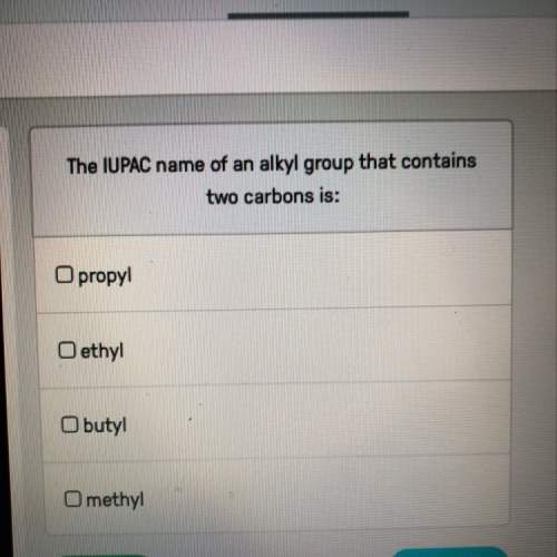 The iupac name of an alkyl group that contains two carbons is: