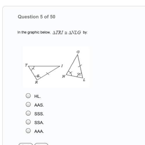 In the graphic below, tri = nlg by:  a. hl b. aas c. sss&lt;