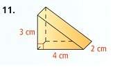 11. find the surface area of each figure. leave the answers in pi where applicable. show work&lt;