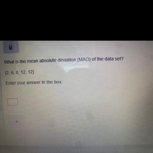 What is the mean absolute deviation (mad) of the data set?