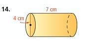 11. find the surface area of each figure. leave the answers in pi where applicable. show work&lt;