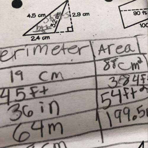 You need to find the perimeter and area.