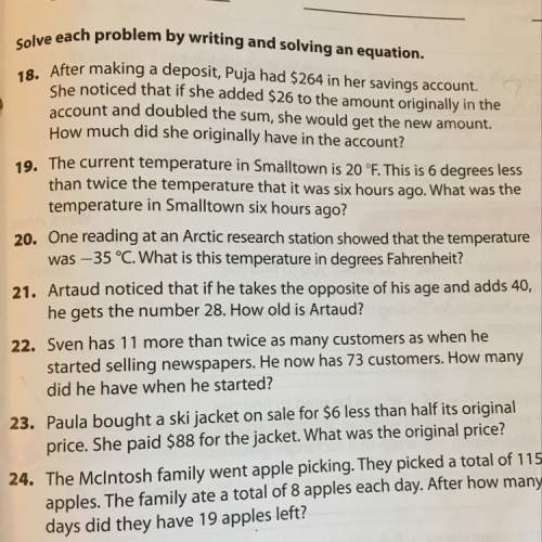 Answer 18,20,22, and 24! remember to write an equation! you! best answer gets marked as brainlie
