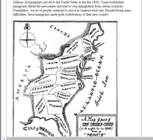 Us history ,  1. how is the map different from a typical map of the united states