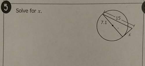 What is the length of x without assuming it is a right triangle and without assuming x is a tangent.