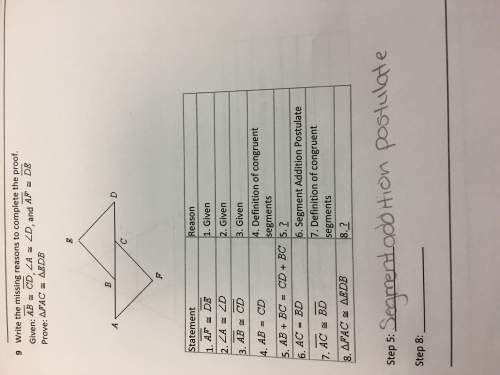 Given ab is congruent cd, angle a is congruent to angle d and a f is congruent to de prove shape fac