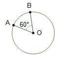 Which circle shows that measures 60°?  im thinking its a or c but im not exactly s