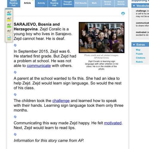Which sentence tells why zejd coralic had a problem at school?  a) in september 2015, ze