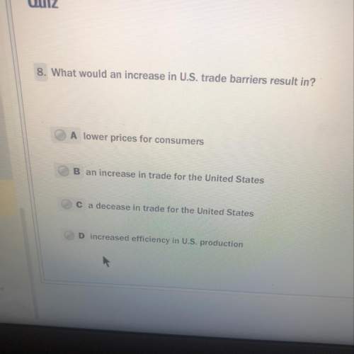 What would an increase in us trade barries result in