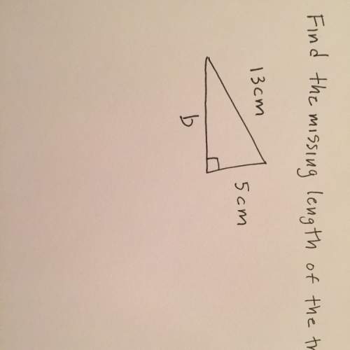 How do i find the missing length if the triangle?