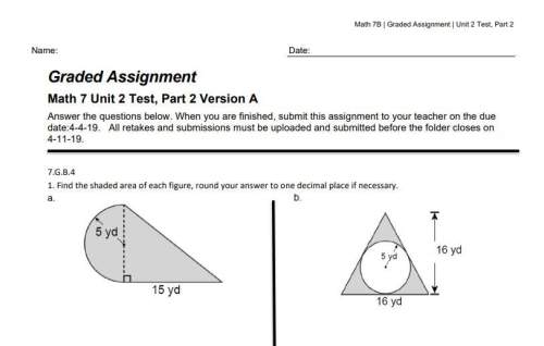 1. find the shaded area of each figure, round your answer to one decimal place if neces