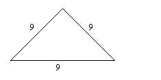 Classify the triangle by its sides. the diagram is not to scale.