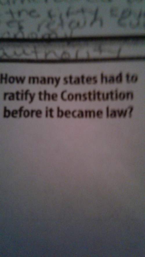 How many states had to ratify the constitution before it became law?