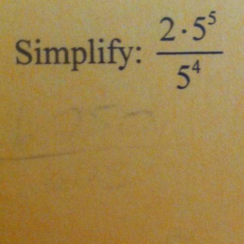 Need to simplify the equation