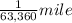 \frac{1}{63,360} mile