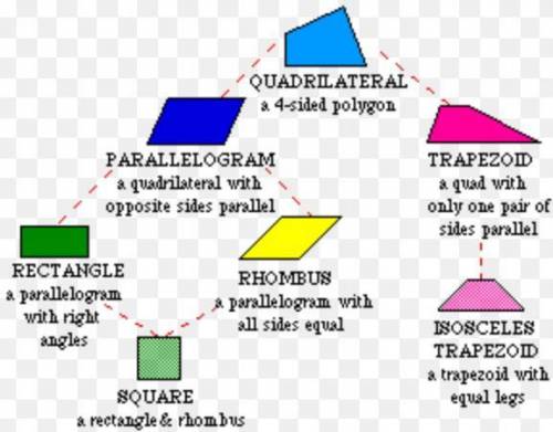 Why can a square also be named a rectangle or a rhombus? ​