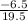 \frac{-6.5}{19.5}