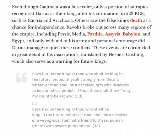 What factors alowed darius 1 to rule effectively