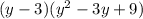 (y-3)(y^2-3y+9)