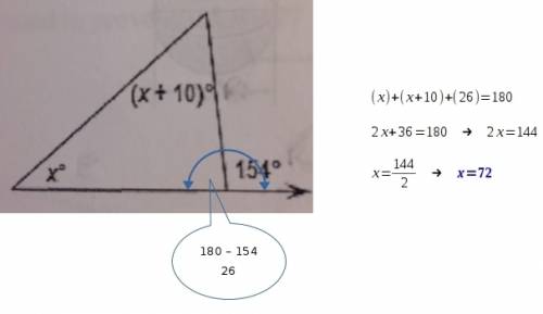 Find the value of x in each figure. (i need )